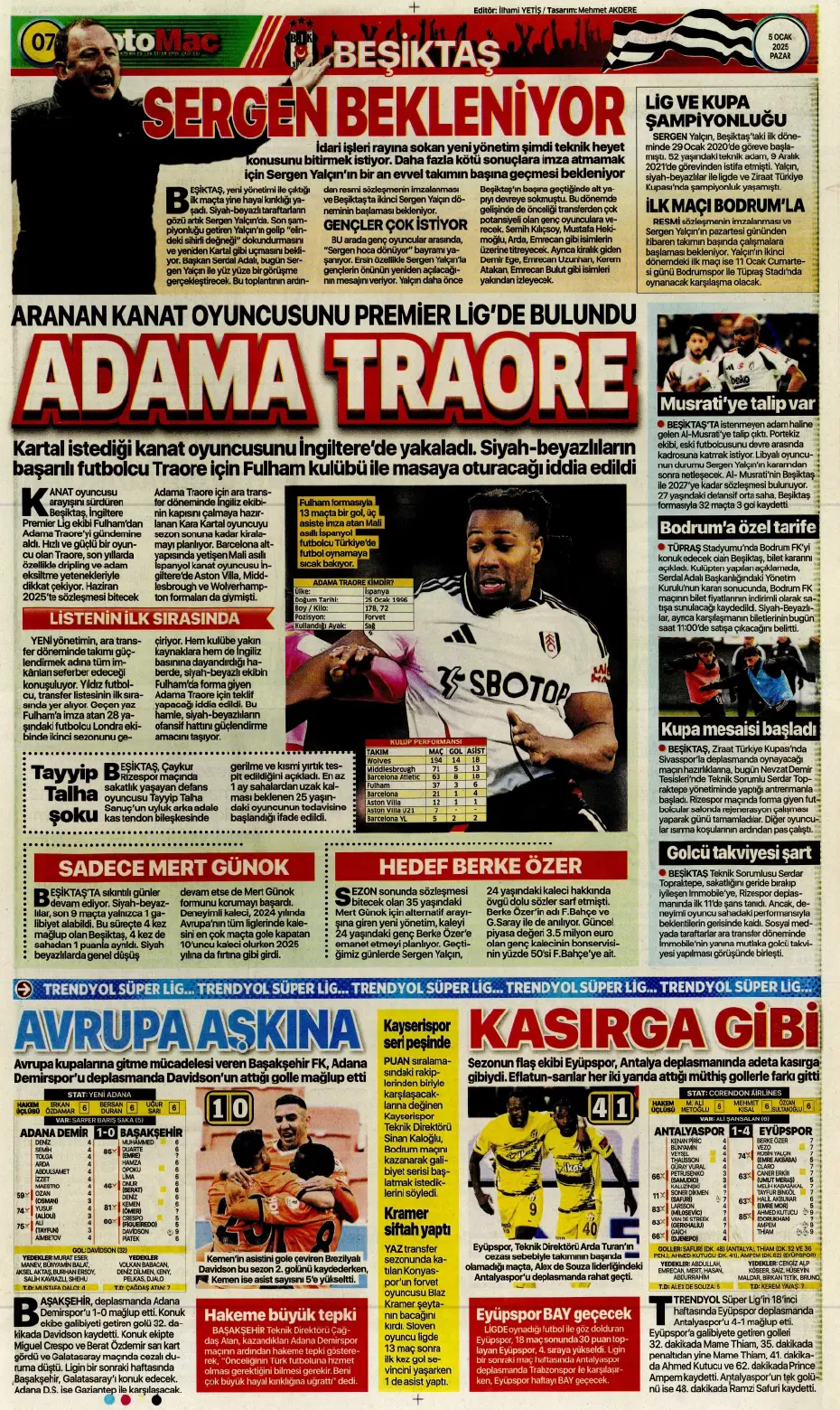 "31 milyon euroluk stoper Fenerbahçe'ye" | Sporun manşetleri - 9