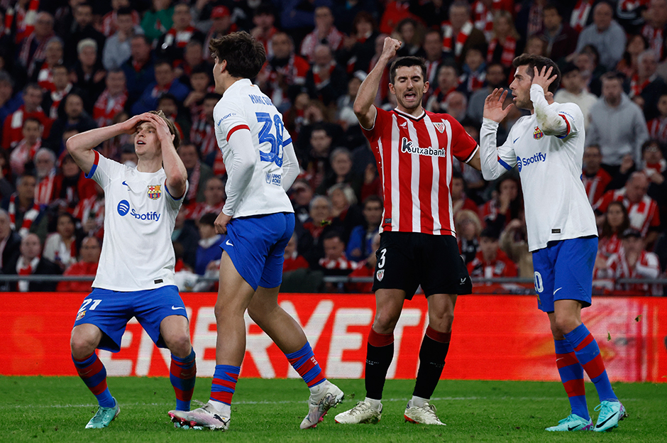 Athletic Bilbao 6 gollü maçta Barcelona'yı eledi