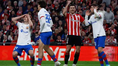 Athletic Bilbao 6 gollü maçta Barcelona'yı eledi