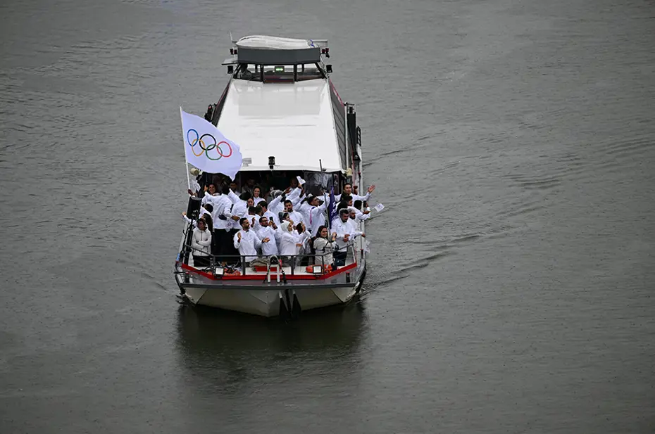 2024 Paris Olimpiyatları: Açılış töreninden kareler - 42