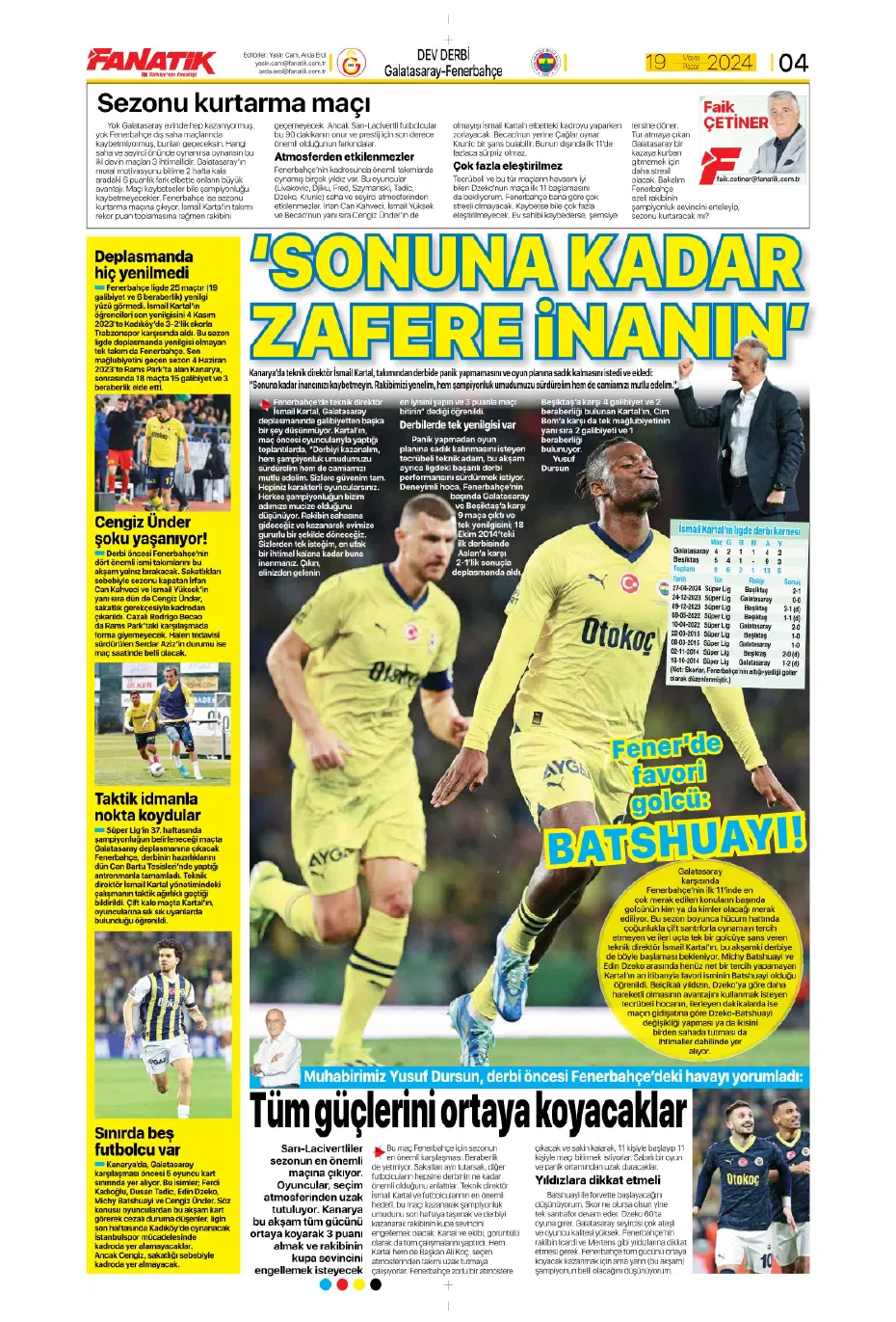 "Nefes kesecek sezon finali" | Sporun Manşetleri - 5