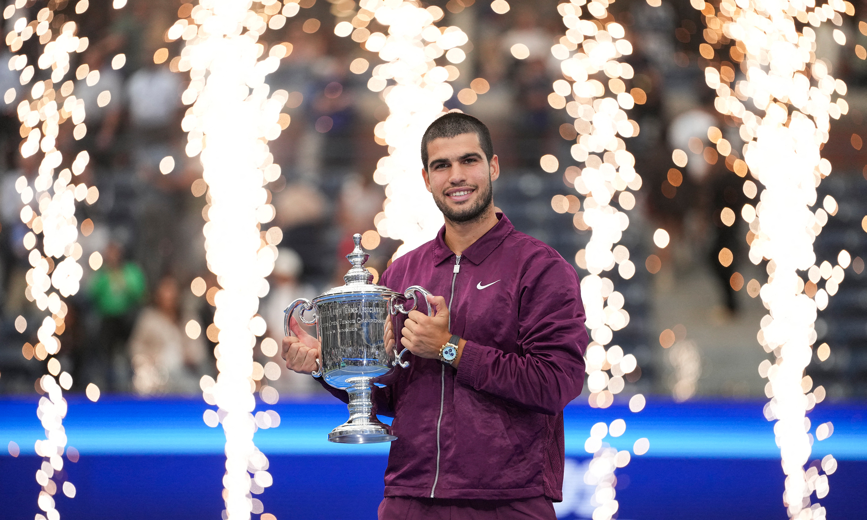 ABD Açık'ta şampiyon Carlos Alcaraz