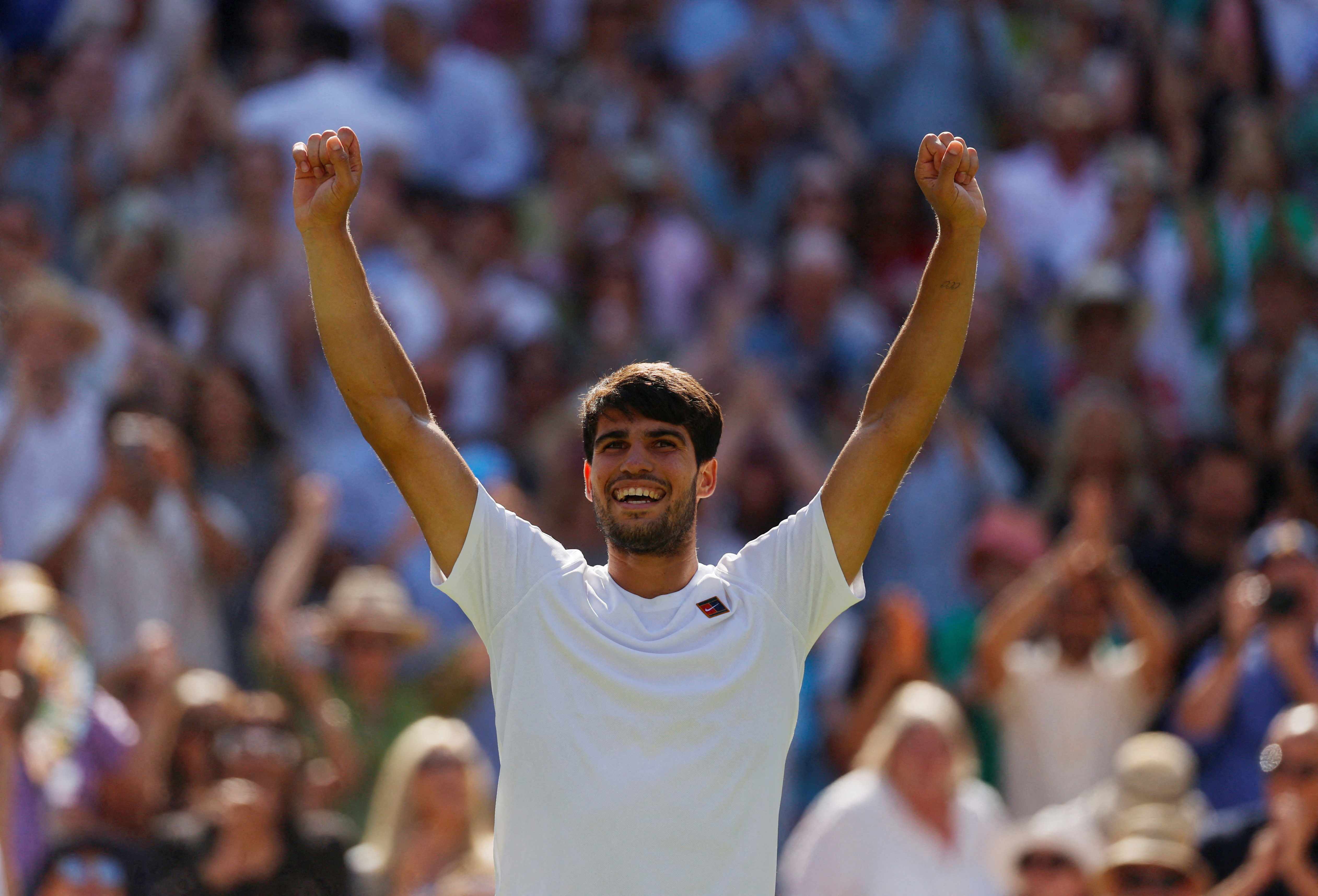 Carlos Alcaraz, Wimbledon'da finale yükseldi