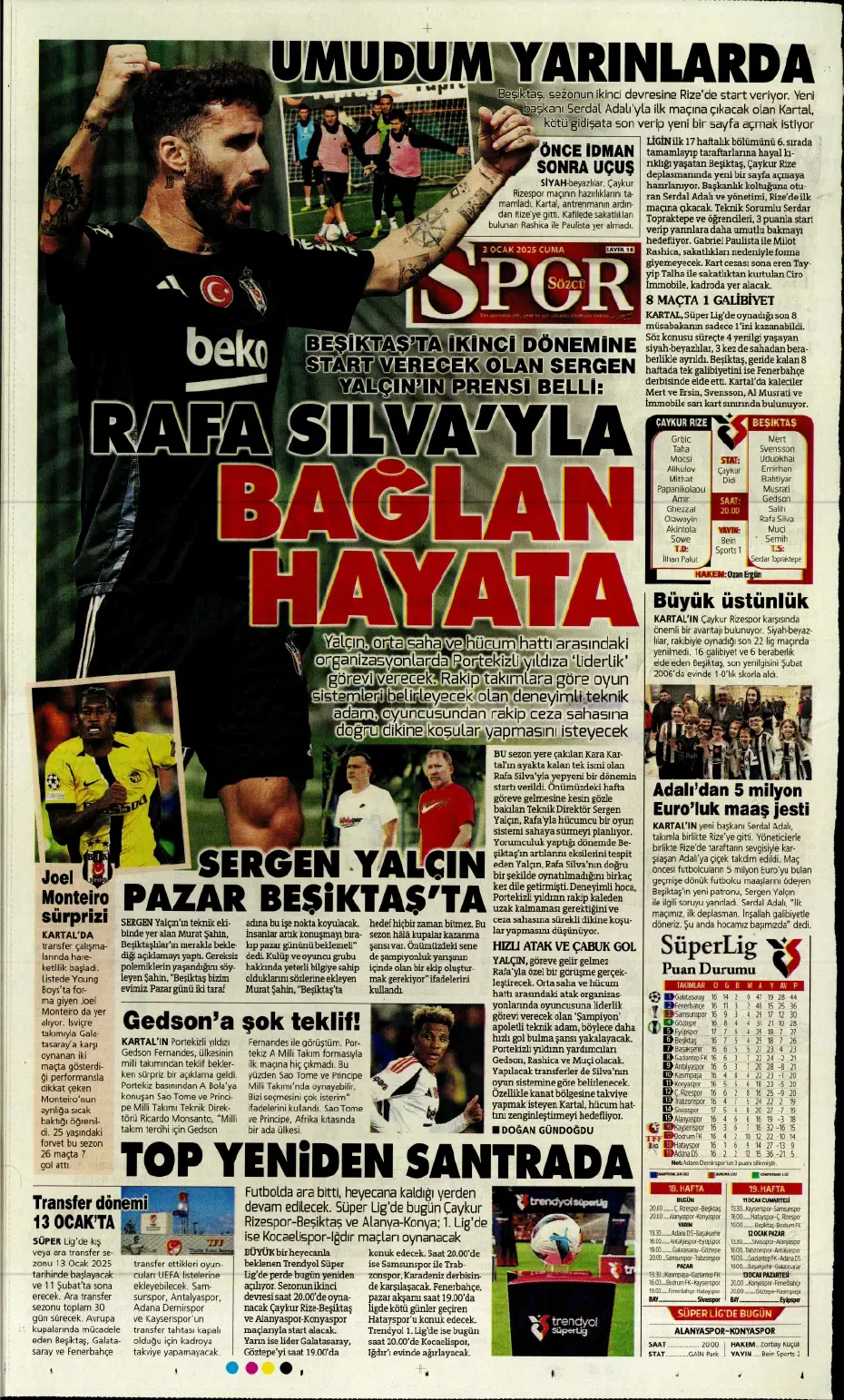 "Fatih Terim, Galatasaray'ın yıldızını istiyor" | Sporun manşetleri - 17