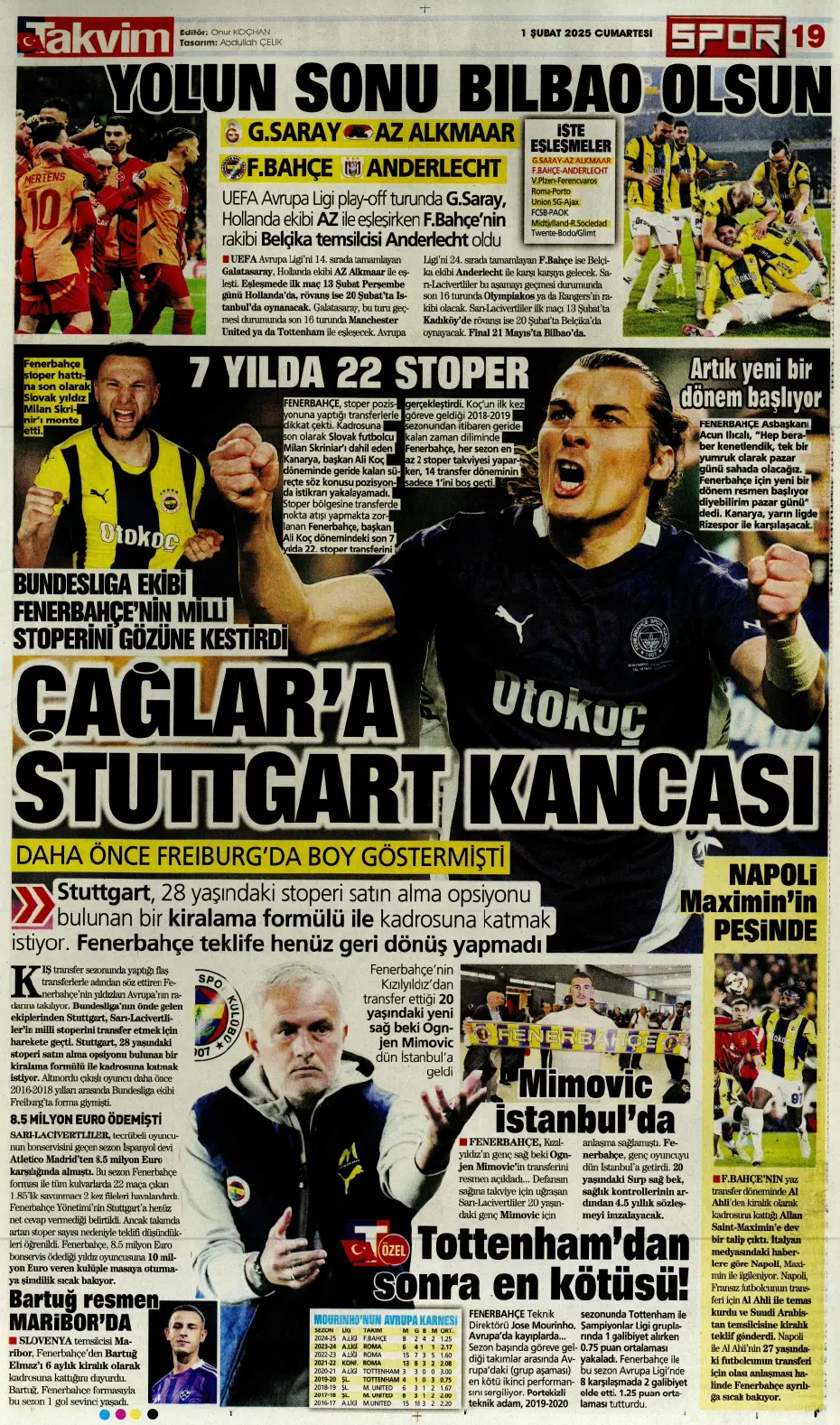 "Morata geliyor" | Sporun manşetleri - 23