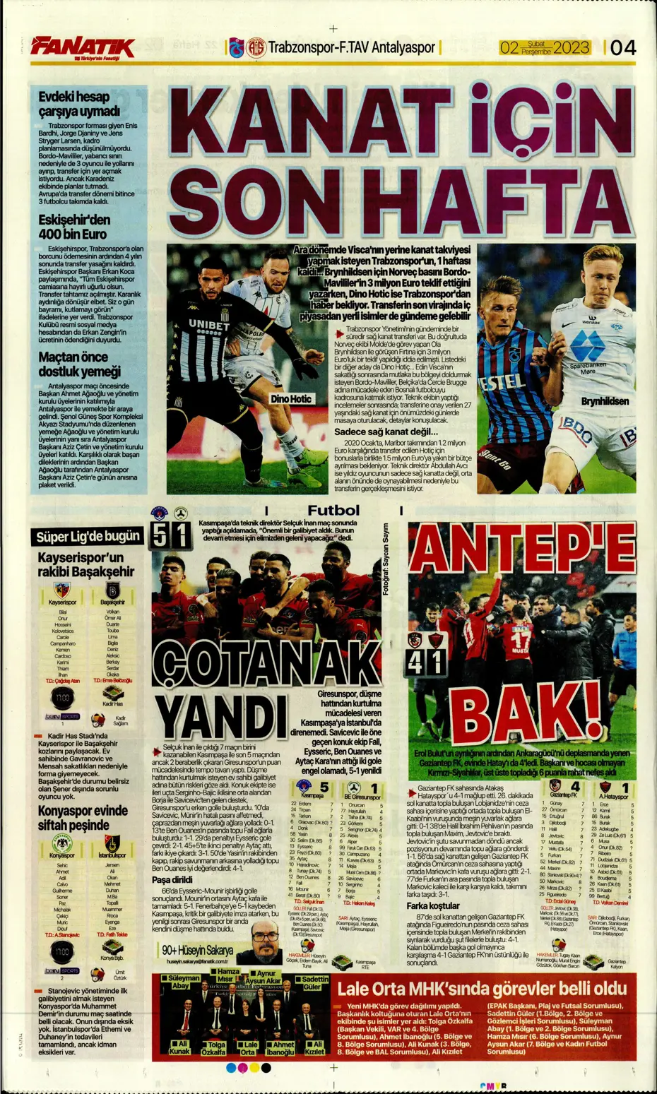 Sporun Manşetleri (2 Şubat 2023) - 7