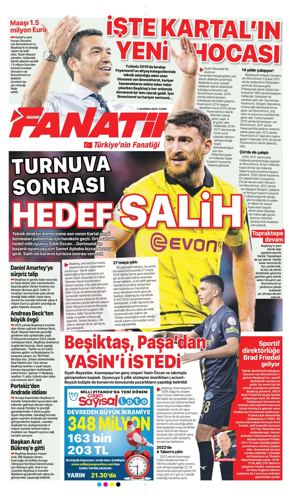 "Fener'e 'Uçan Koreli'" | Sporun manşetleri (7 Haziran 2024) - 8 "Fener'e 'Uçan Koreli'" | Sporun manşetleri (7 Haziran 2024) - 8