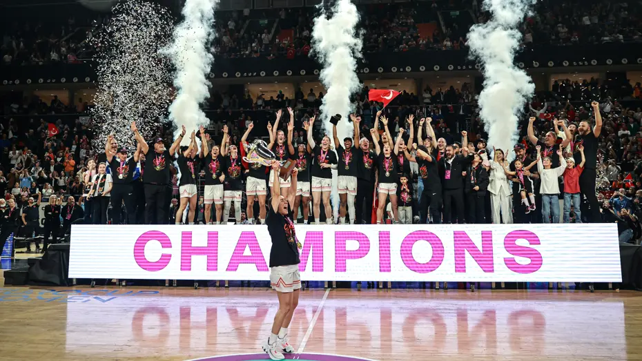 Kadınlar EuroCup'ta şampiyon ÇBK Mersin