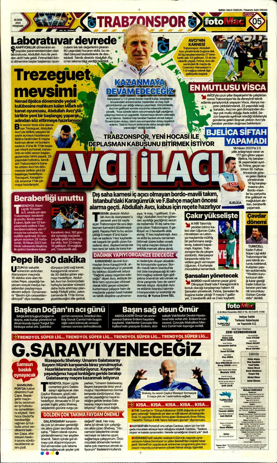 "Okan hoca haklıymış!" | Sporun manşetleri (26 Ekim 2023) - 14 "Okan hoca haklıymış!" | Sporun manşetleri (26 Ekim 2023) - 14