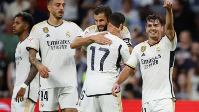 Real Madrid sahasında 2 golle kazandı