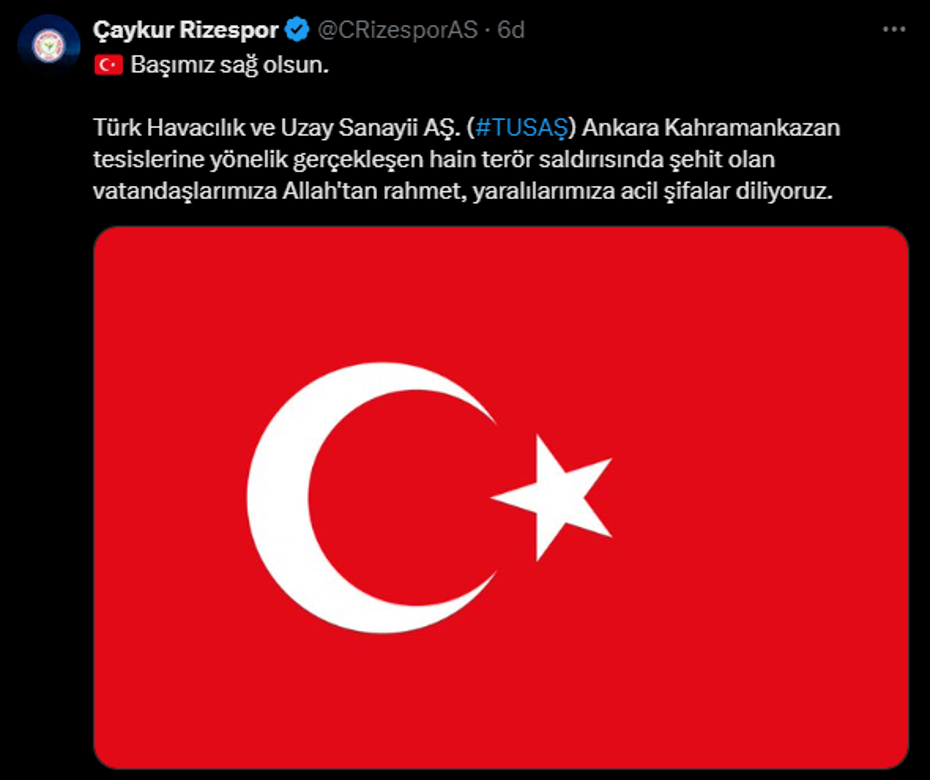 Spor camiası Ankara'daki terör saldırısını kınadı - 10