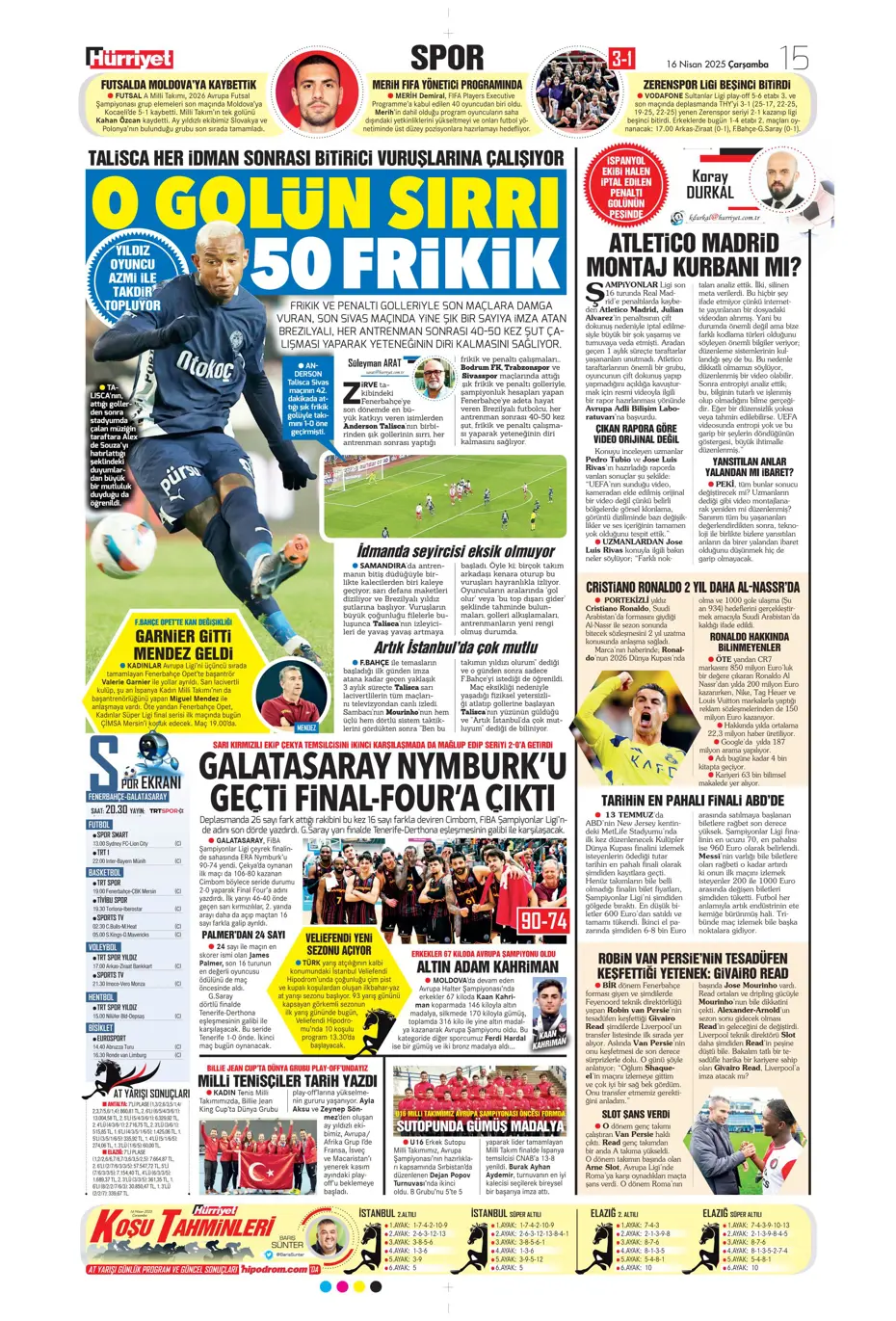 "Kim Min-Jae heyecanı" | Sporun manşetleri - 23