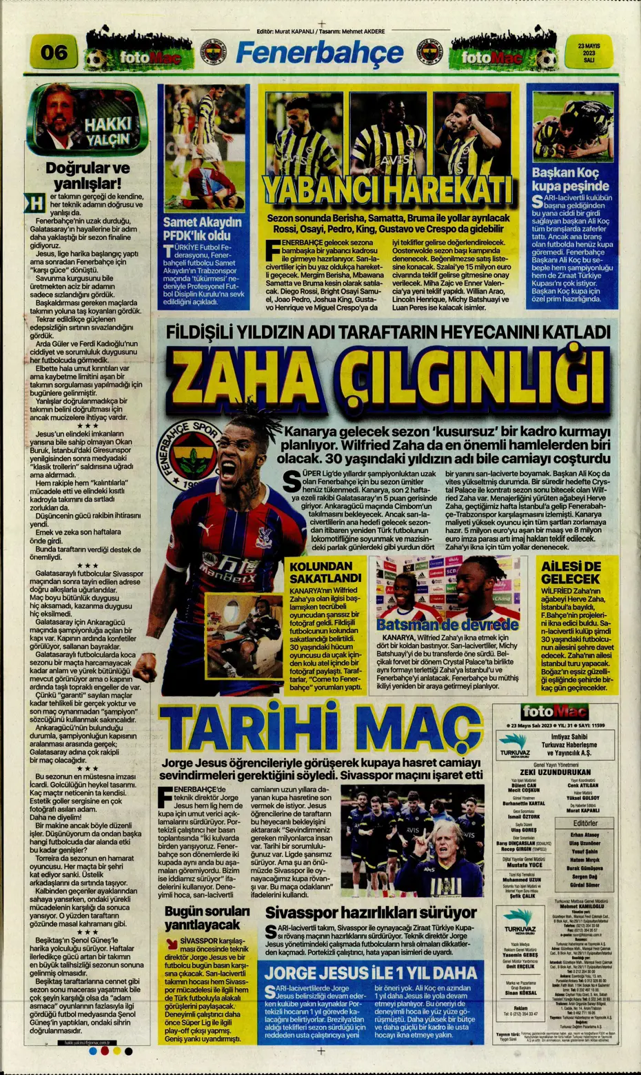 "Aslan'dan Devler Ligi hamlesi" | Sporun Manşetleri - 9 "Aslan'dan Devler Ligi hamlesi" | Sporun Manşetleri - 9