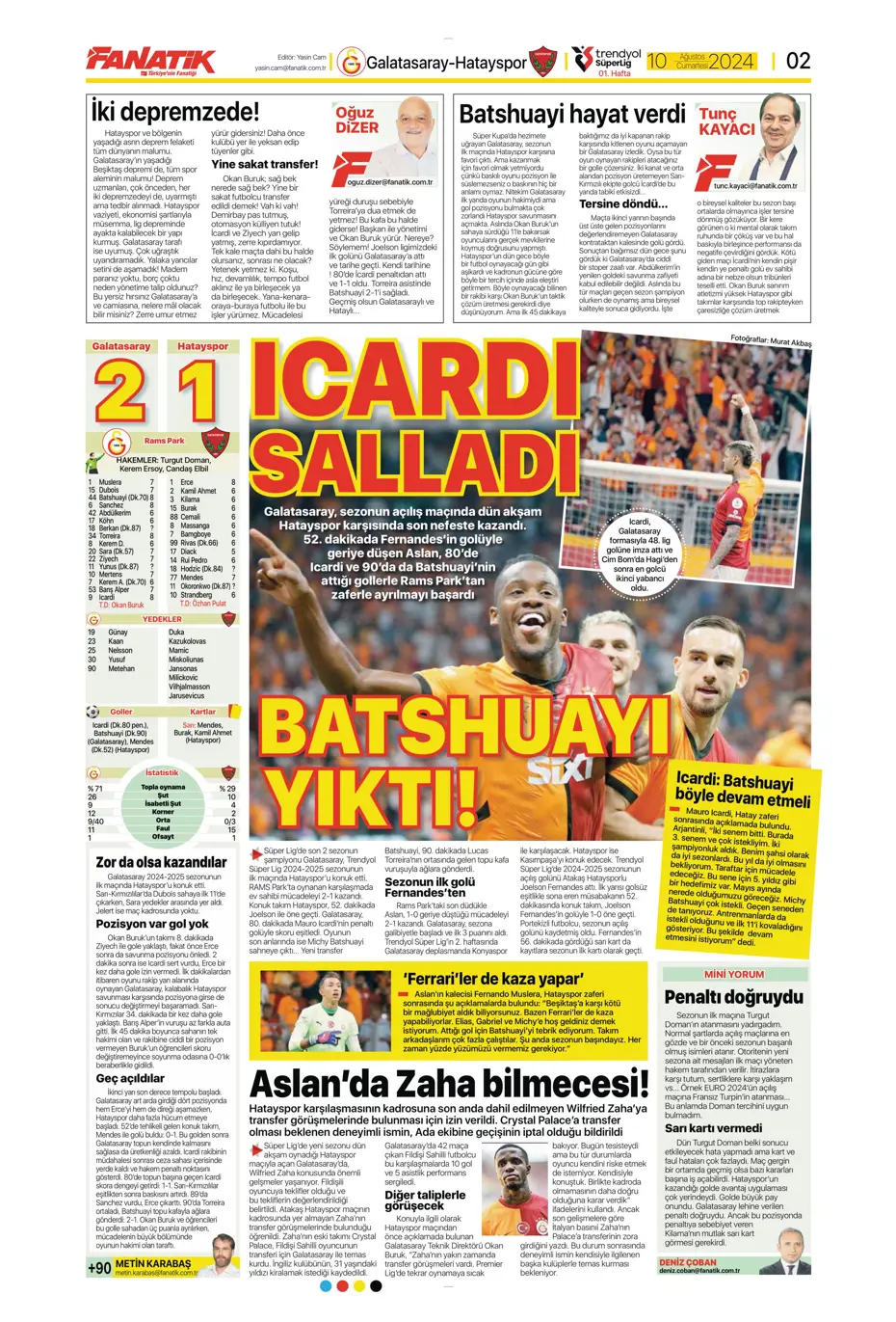 "Fenerbahçe Ferdi Kadıoğlu'nun alternatifini buldu" | Sporun manşetleri - 5