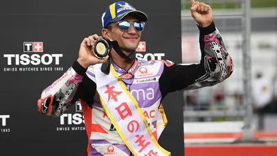 Japonya'daki sprint yarışında zafer Jorge Martin'in