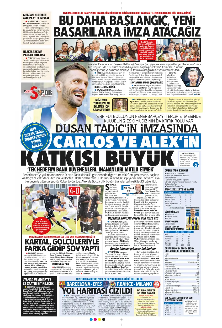 "Dünya Fenerbahçeliler Günü'nde taraftarlara 3 yıldız hediye" | Sporun manşetleri (19 Temmuz 2023) - 17 "Dünya Fenerbahçeliler Günü'nde taraftarlara 3 yıldız hediye" | Sporun manşetleri (19 Temmuz 2023) - 17
