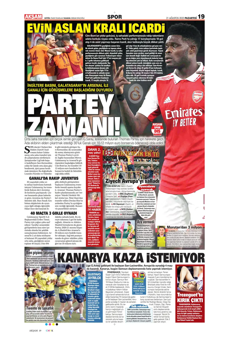 "Kara Kartal'a 90+4'te şok" | Sporun manşetleri (21 Ağustos 2023) - 4