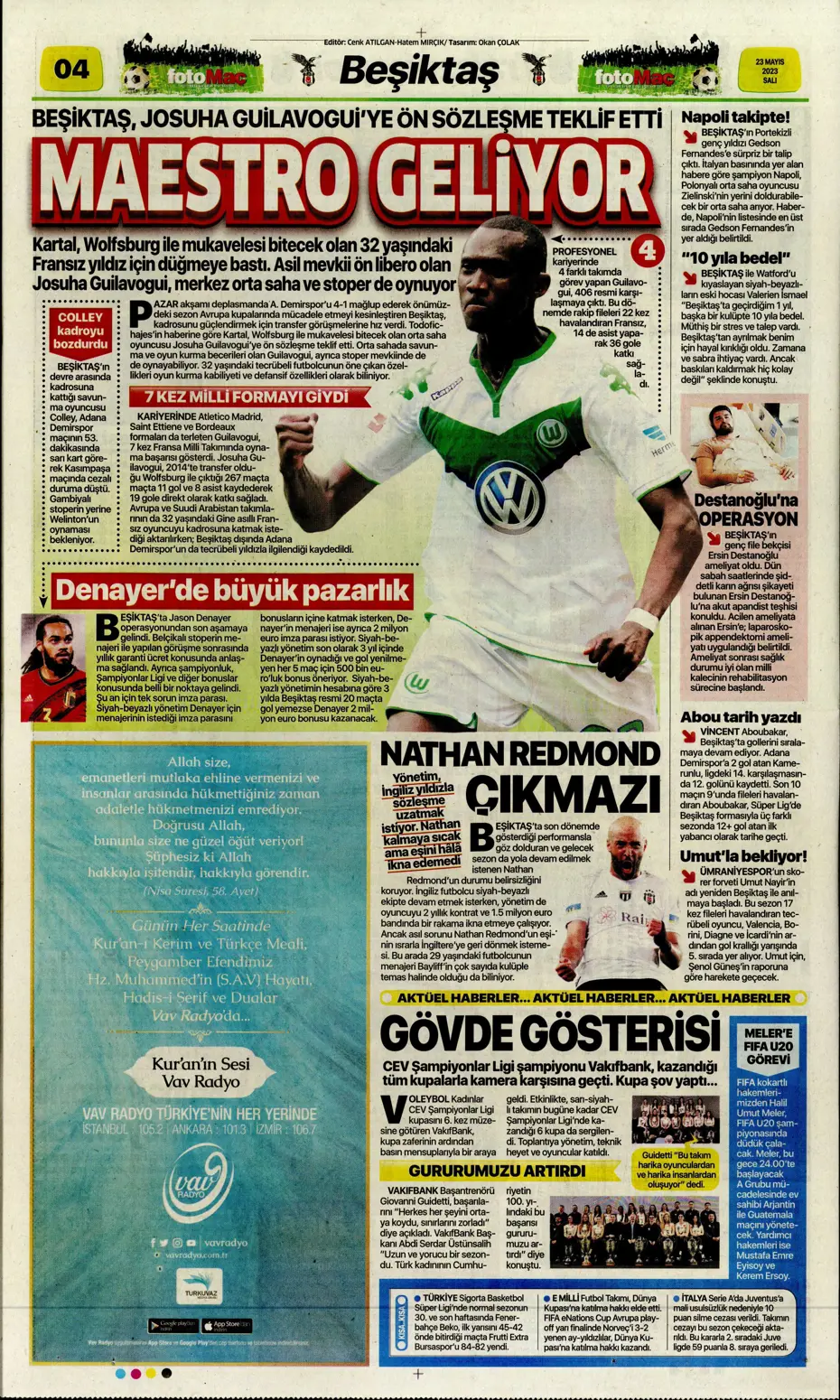 "Aslan'dan Devler Ligi hamlesi" | Sporun Manşetleri - 13 "Aslan'dan Devler Ligi hamlesi" | Sporun Manşetleri - 13