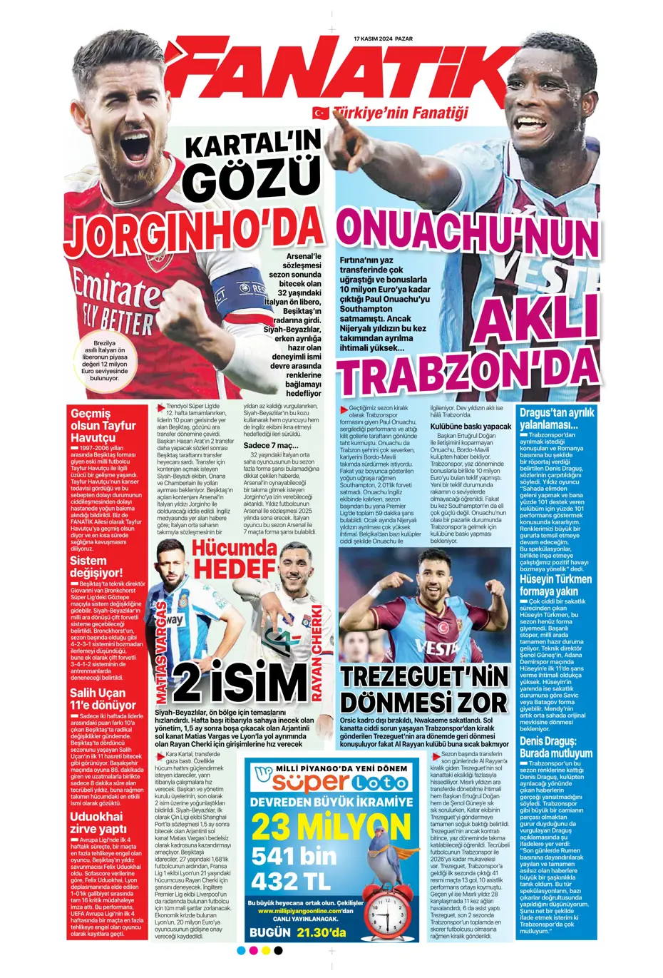 "Fenerbahçe'nin ocak ayı çilekleri" | Sporun manşetleri - 9