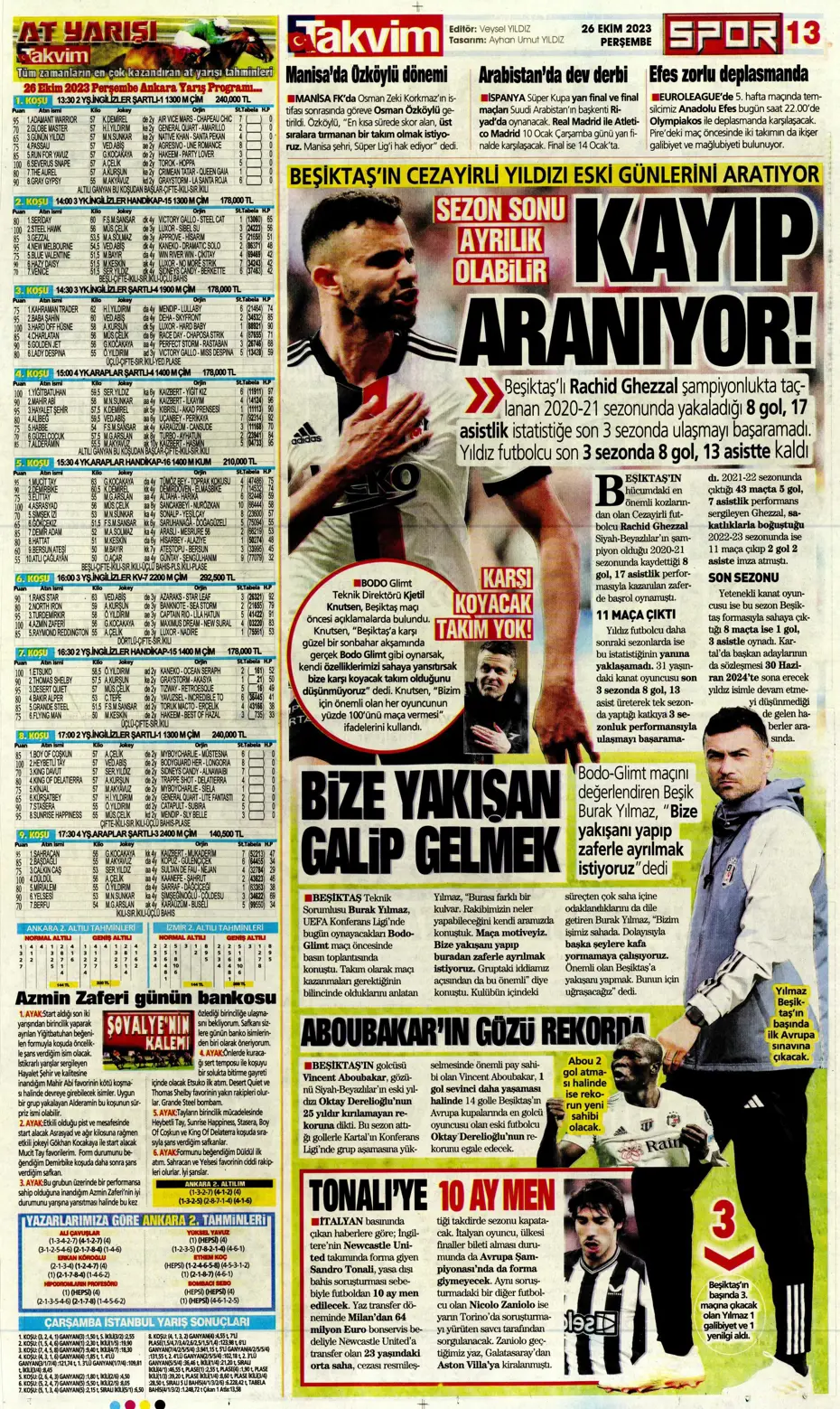 "Okan hoca haklıymış!" | Sporun manşetleri (26 Ekim 2023) - 27 "Okan hoca haklıymış!" | Sporun manşetleri (26 Ekim 2023) - 27