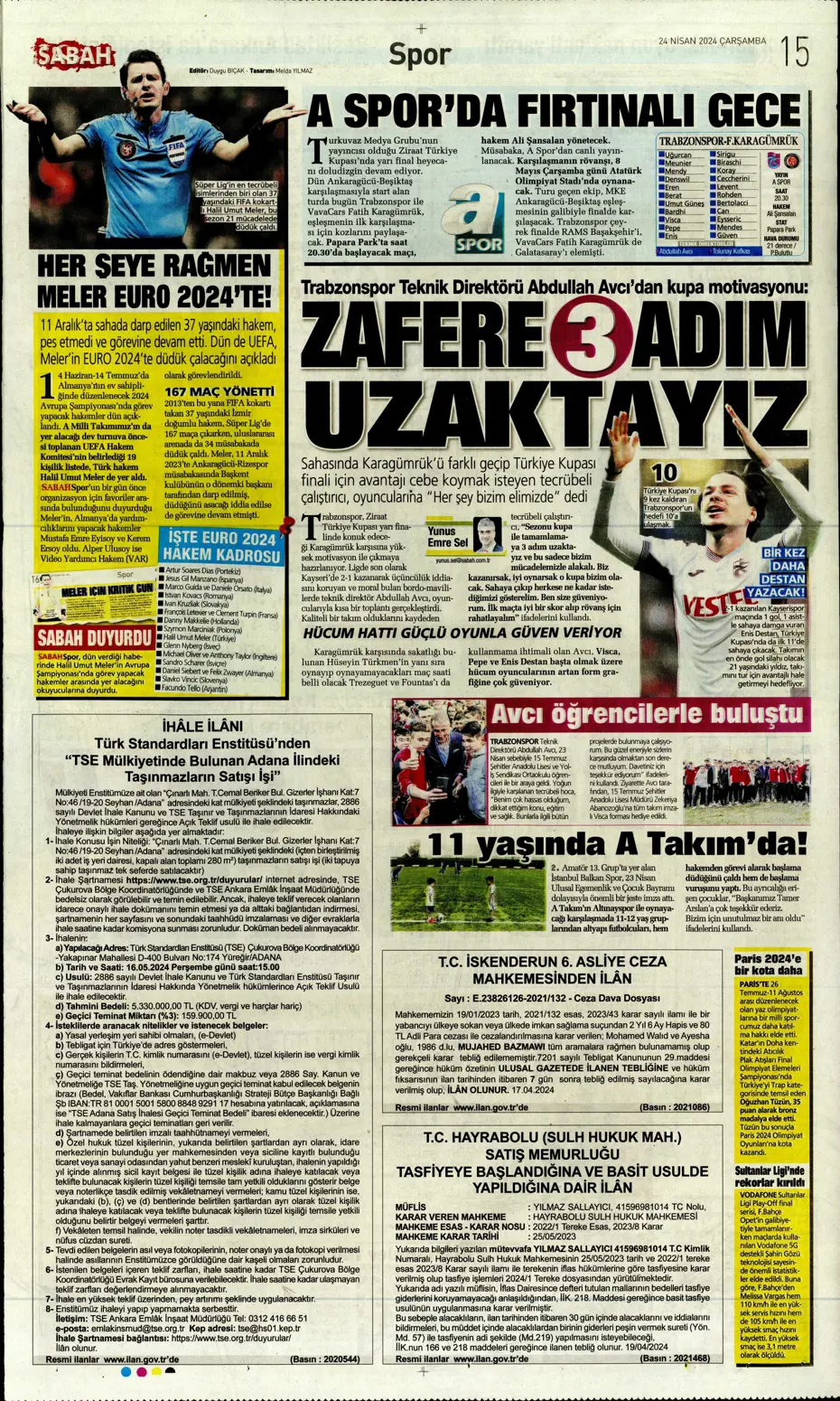 "Yeni Sacha Boey İtalya'dan" | Sporun manşetleri - 23