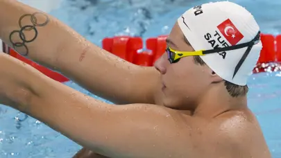 Milli yüzücü Berke Saka, Paris 2024'te yarı finale kalamadı