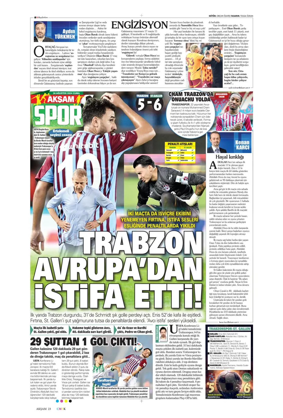 "Galatasaray yönetiminden flaş karar" | Sporun manşetleri (30 Ağustos 2024) - 5 "Galatasaray yönetiminden flaş karar" | Sporun manşetleri (30 Ağustos 2024) - 5