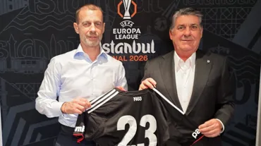 Final maçı öncesi Serdal Adalı-Ceferin buluşması