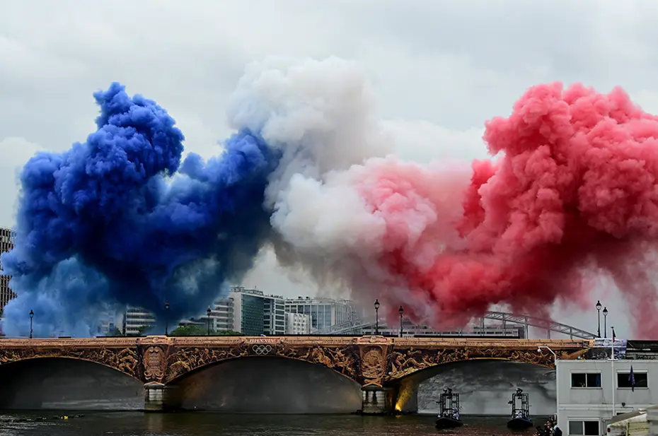 2024 Paris Olimpiyatları: Açılış töreninden kareler - 7