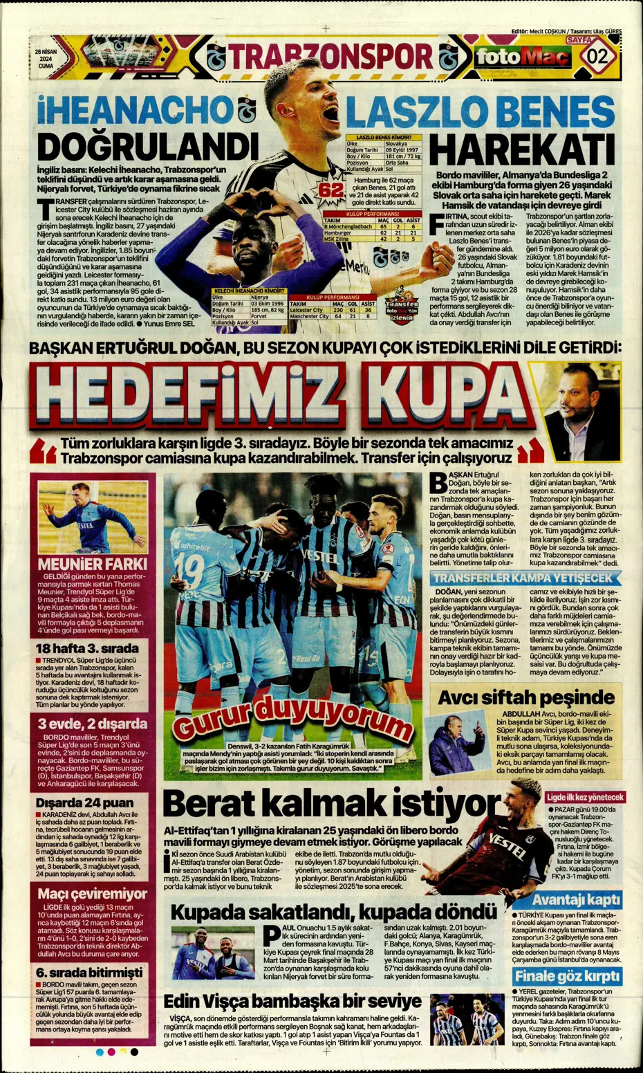 "Osayi Samuel'e 12 milyon euro" | Sporun manşetleri - 8
