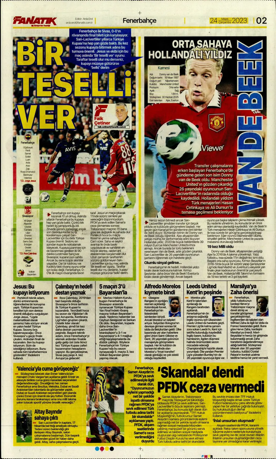 "Aslan'da taarruz başladı" | Sporun Manşetleri - 5
