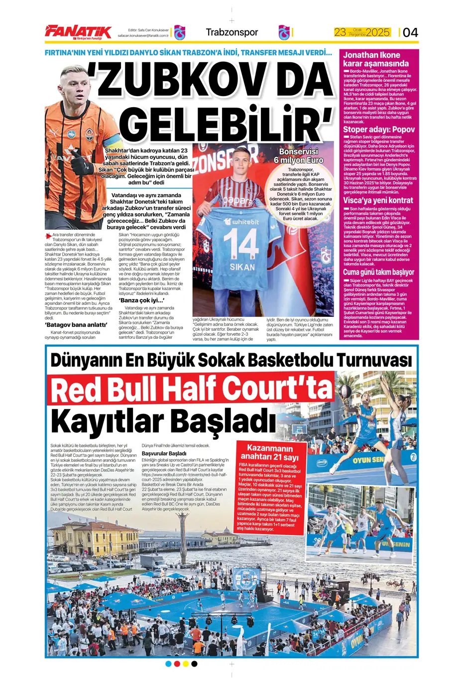 "Kartal şovla döndü" | Sporun manşetleri - 5 "Kartal şovla döndü" | Sporun manşetleri - 5