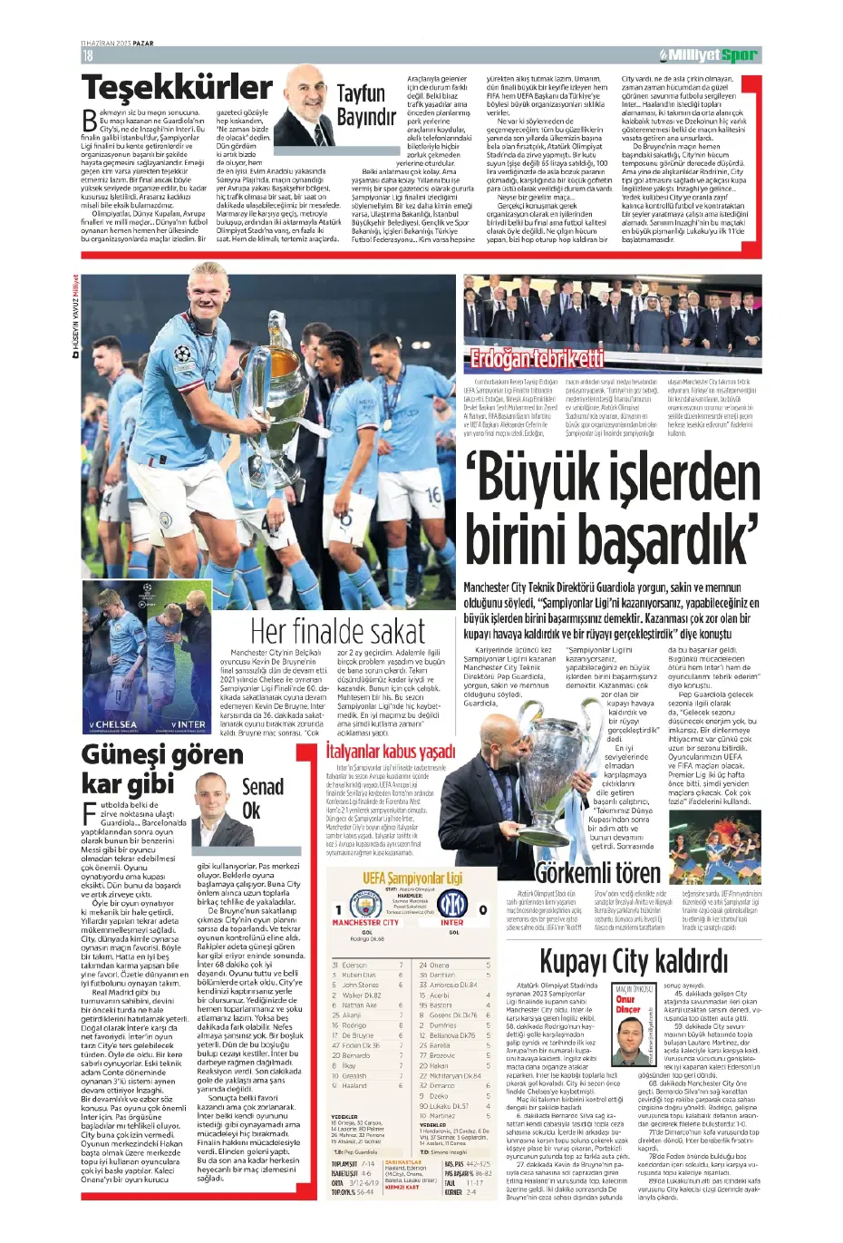 "F.Bahçe'ye veda etti" | Sporun manşetleri (11 Haziran 2023) - 14