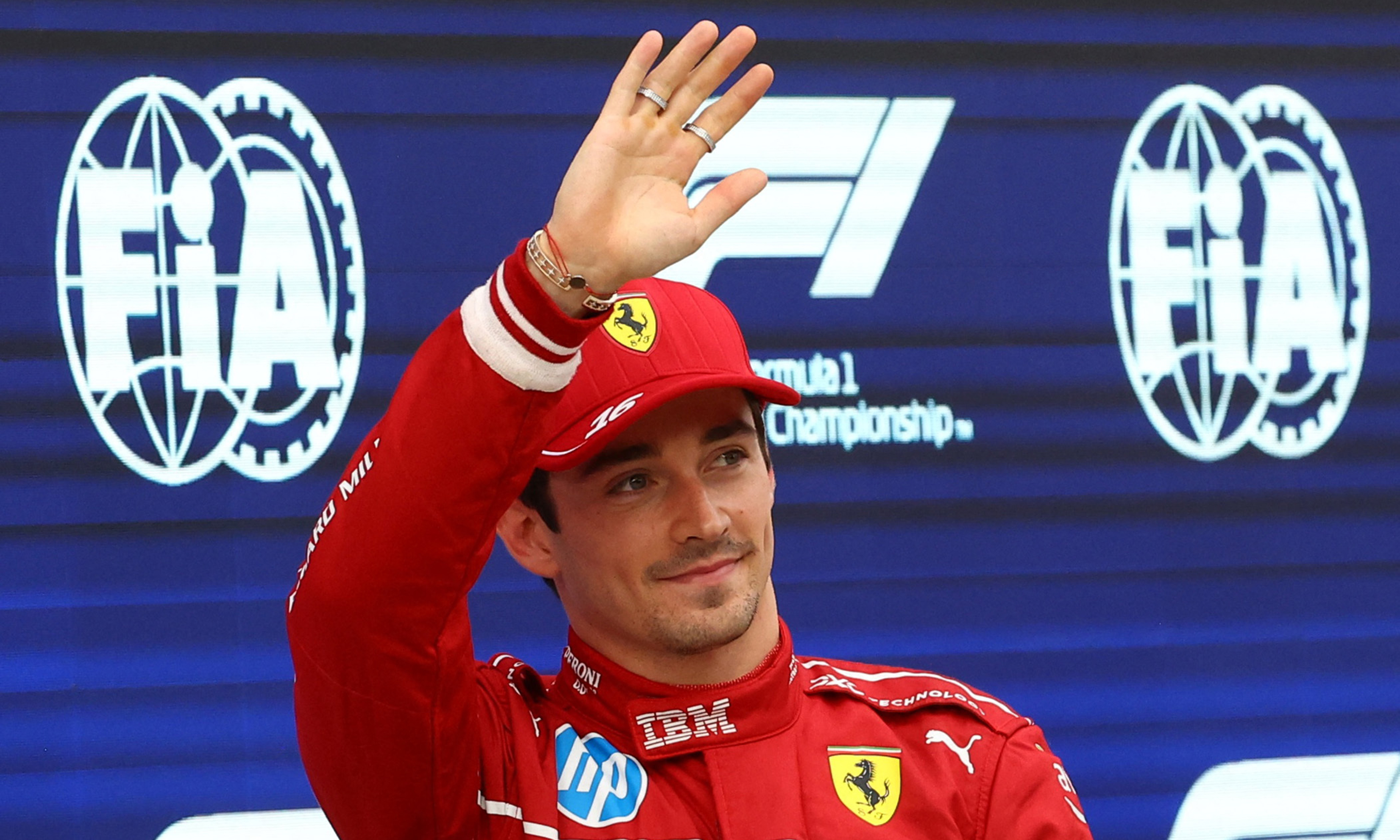 Macaristan GP'sinde pole pozisyonu Charles Leclerc'in
