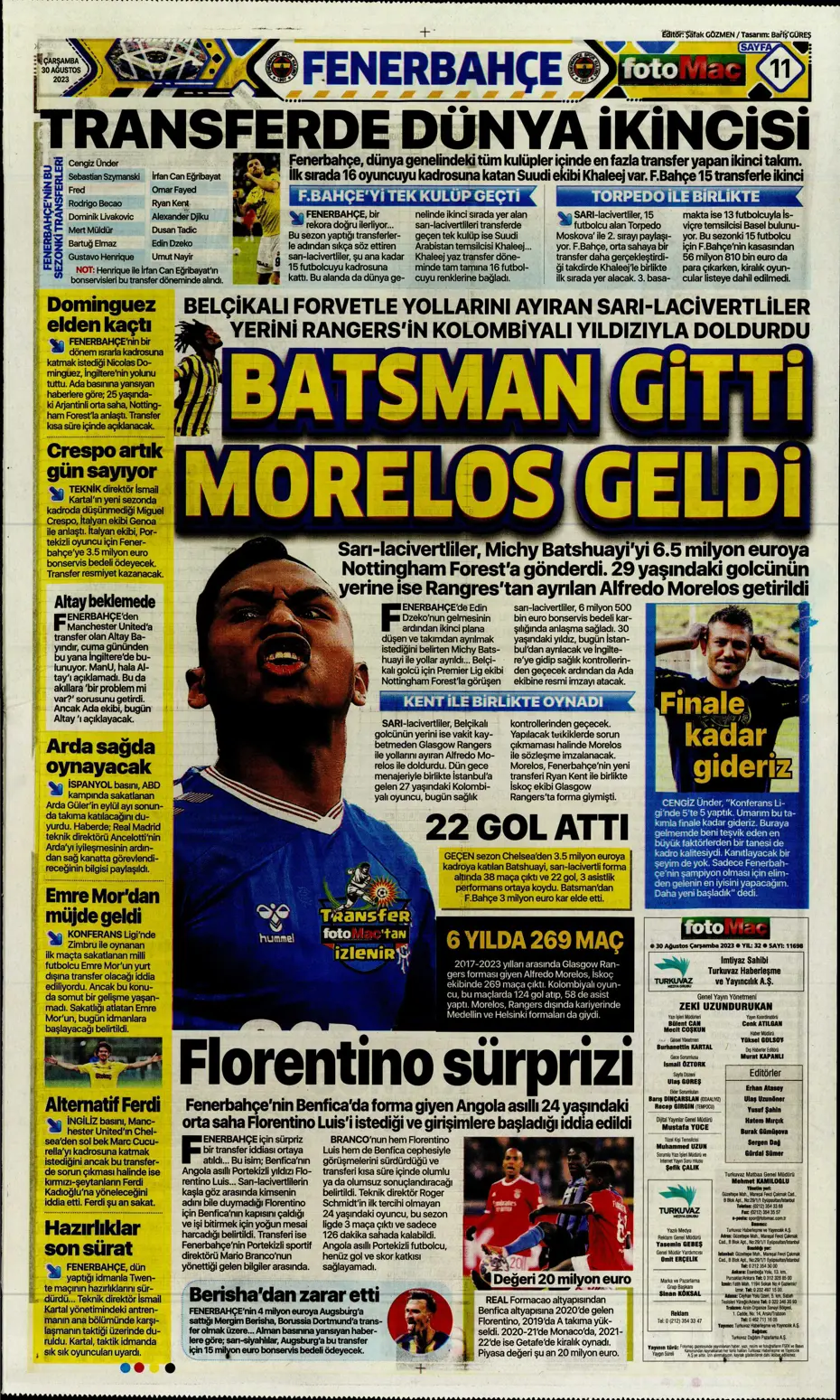 "Avrupa Avrupa duy sesimizi" | Sporun manşetleri (30 Ağustos 2023) - 12 "Avrupa Avrupa duy sesimizi" | Sporun manşetleri (30 Ağustos 2023) - 12