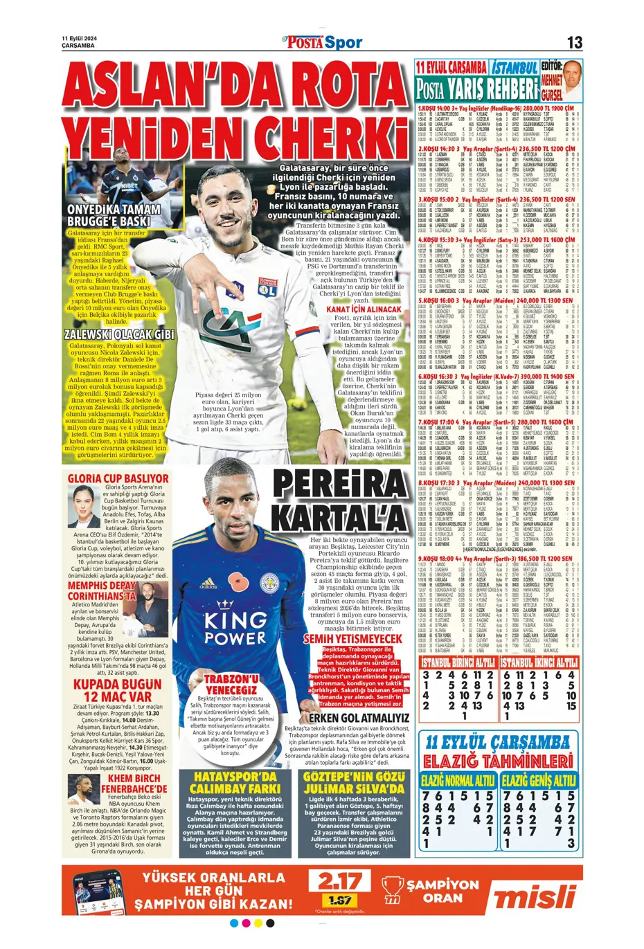 "Icardi müjdesi" | Sporun manşetleri (11 Eylül 2024) - 24 "Icardi müjdesi" | Sporun manşetleri (11 Eylül 2024) - 24