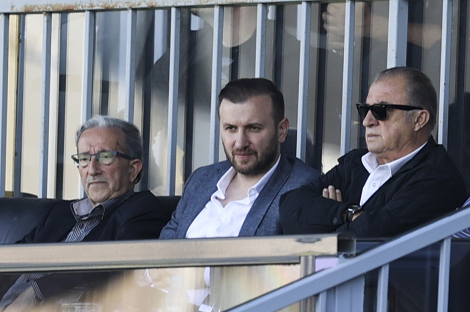 Fatih Terim ve Lucas Torreira Eyüpspor maçını yerinde takip etti