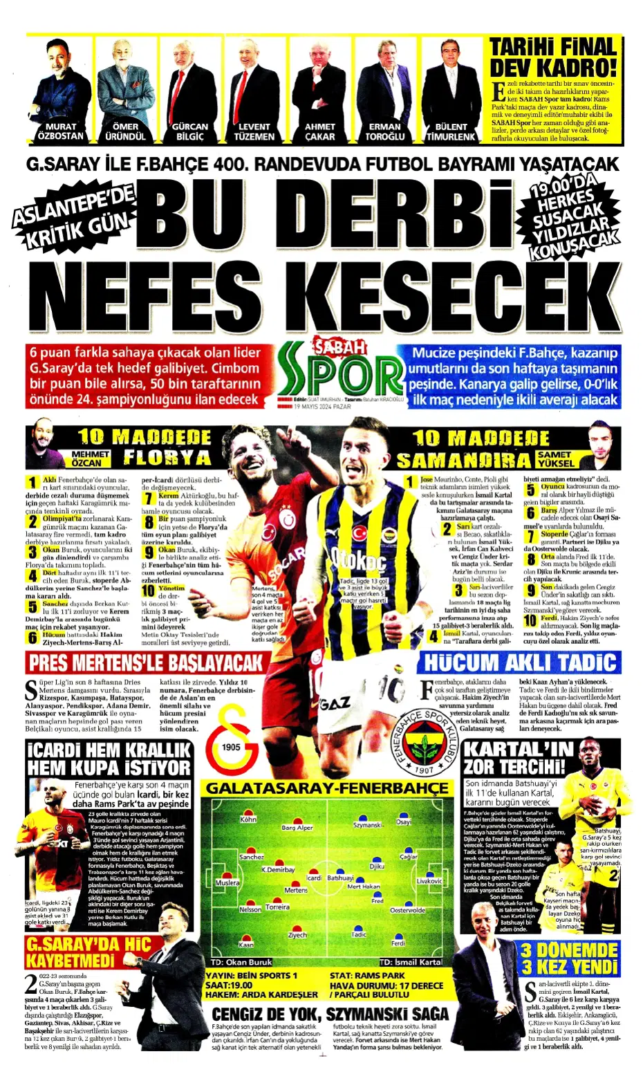 "Nefes kesecek sezon finali" | Sporun Manşetleri - 27
