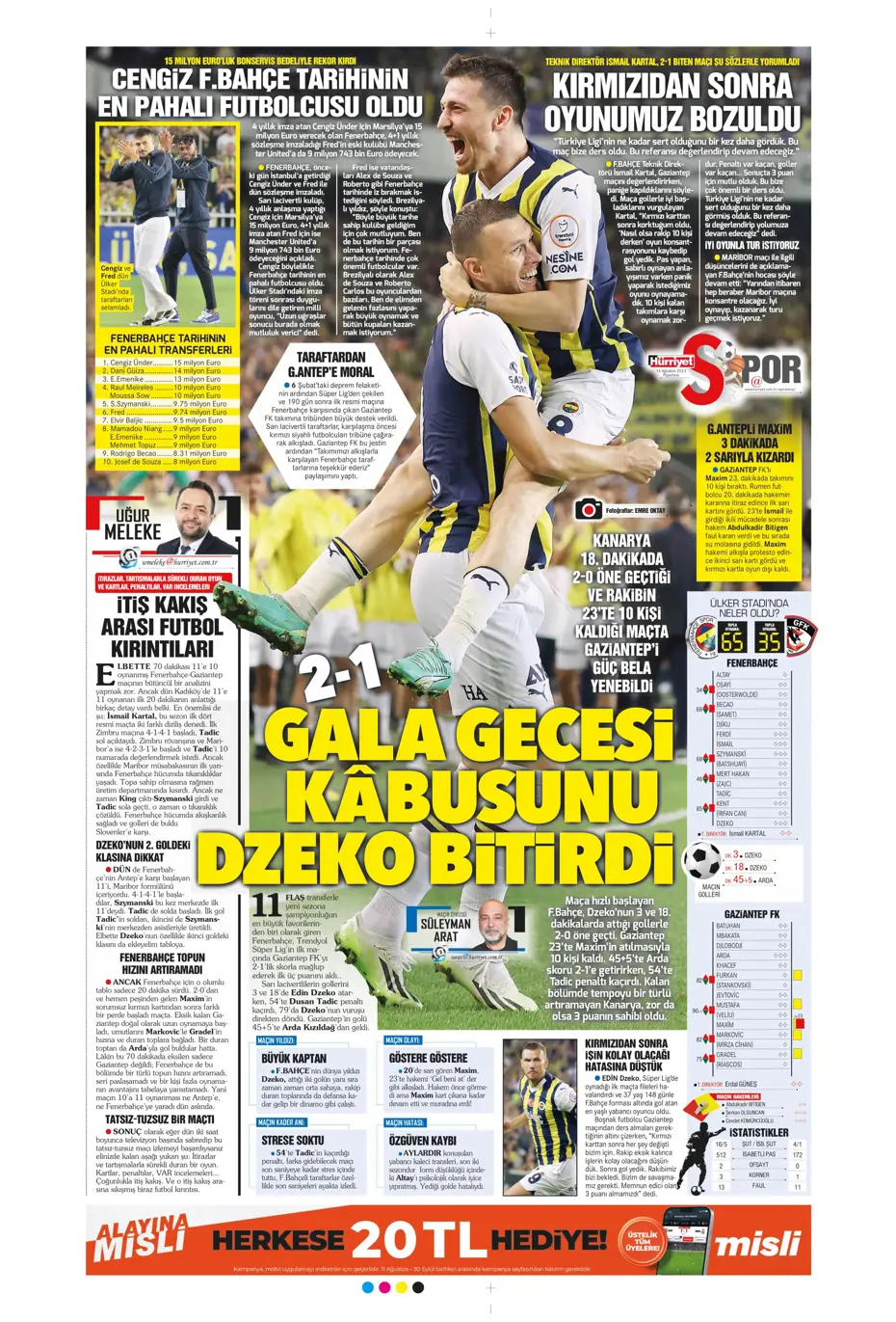 "Talisca için ilk teklif" | Sporun Manşetleri (14 Ağustos 2023) - 20