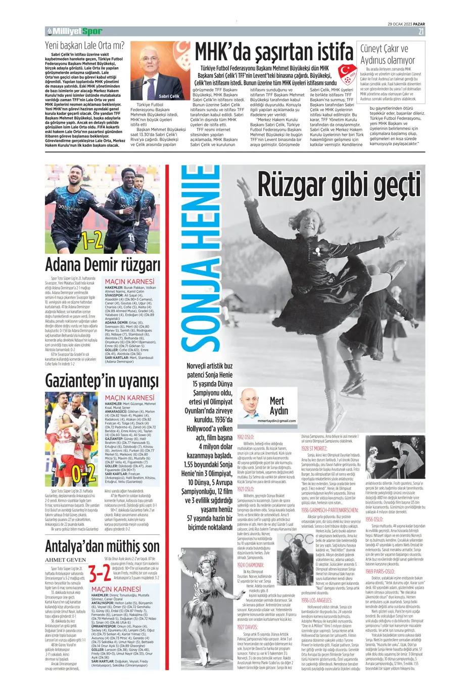 Sporun Manşetleri (29 Ocak 2023) - 34