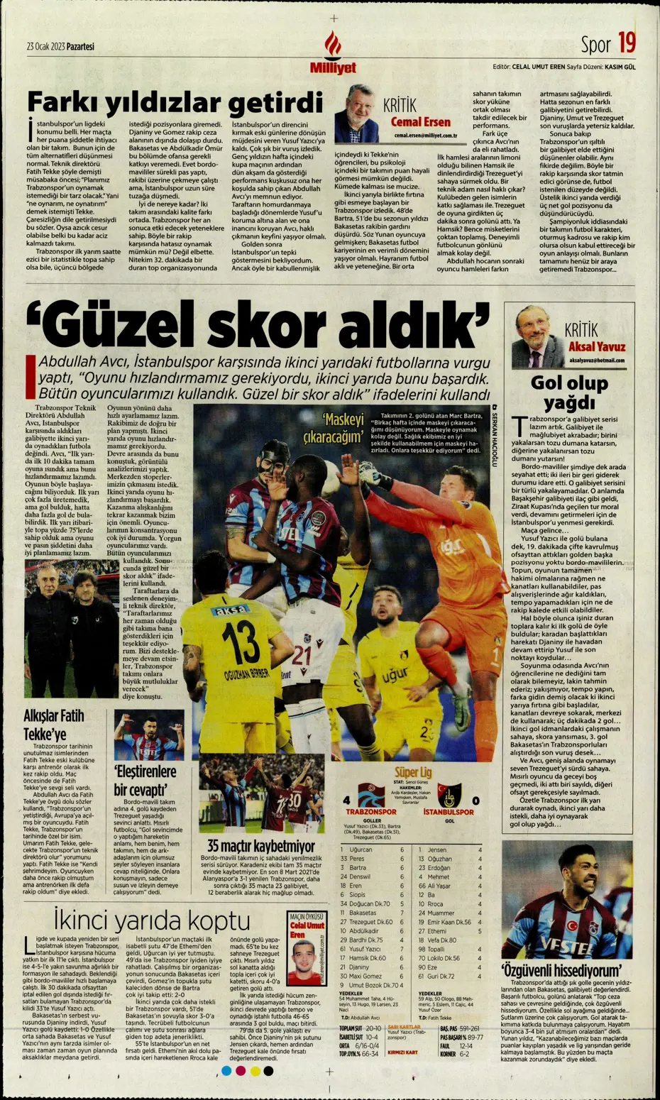Sporun manşetleri (23 Ocak 2023) - 22