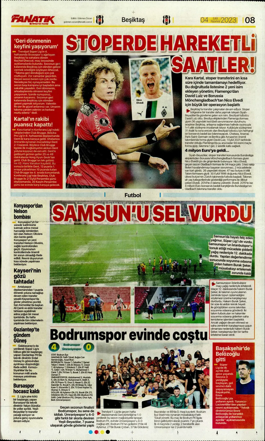 "100'ümüzün akı Türk kadını" | Sporun manşetleri (4 Eylül 2023) - 11