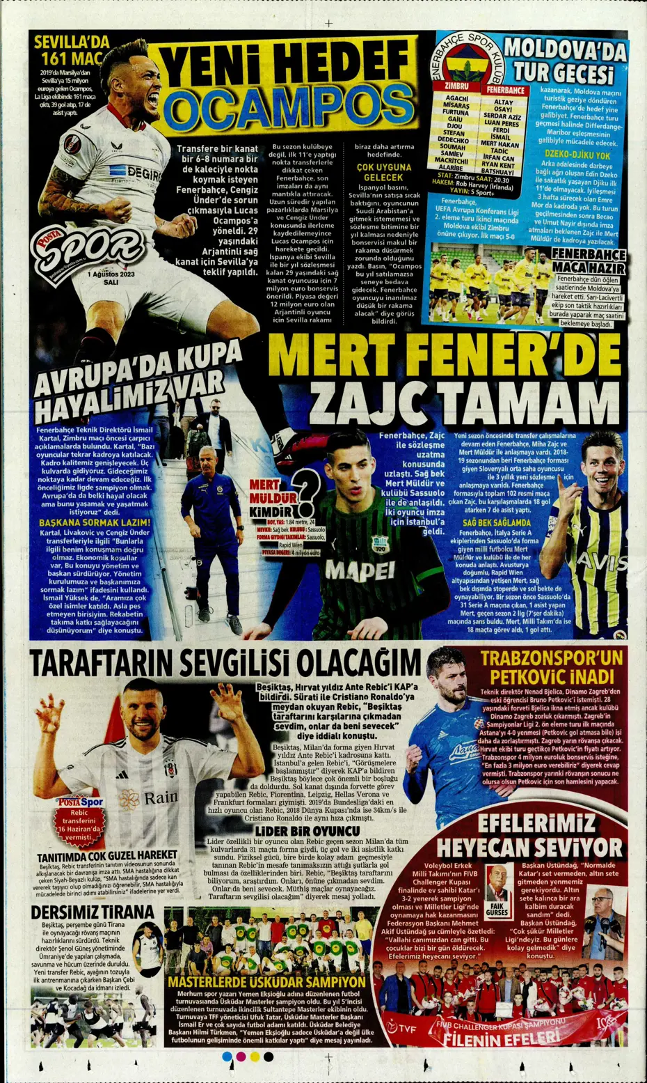 "Nelsson'un yerine Sergio Ramos" | Sporun Manşetleri - 25 "Nelsson'un yerine Sergio Ramos" | Sporun Manşetleri - 25