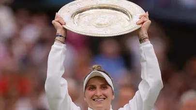 SON DAKİKA | Wimbledon'da şampiyon Marketa Vondrousova