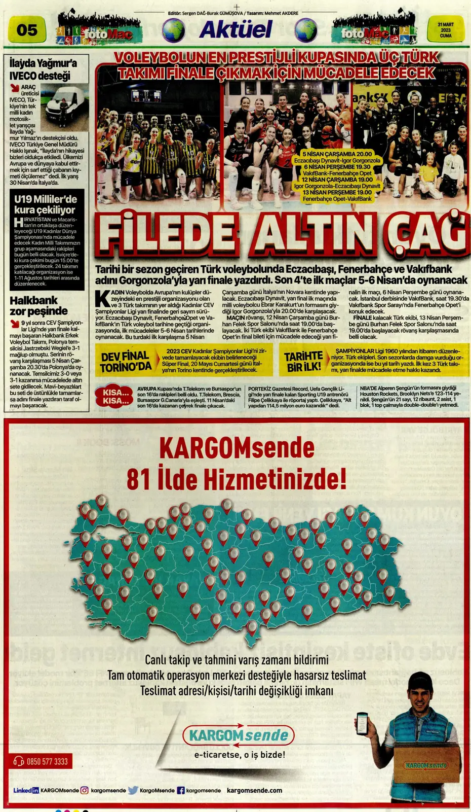 "Dev maçın 11'leri hazır" | Sporun Manşetleri - 15 "Dev maçın 11'leri hazır" | Sporun Manşetleri - 15