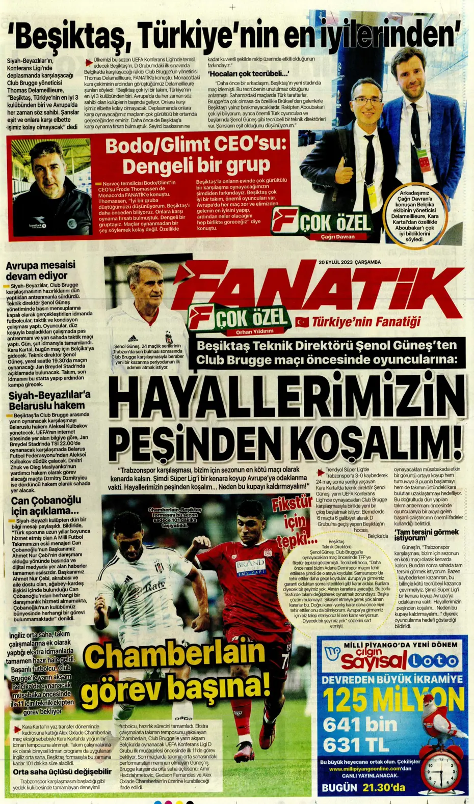 "Aslan devler sahnesinde" | Sporun Manşetleri - 8