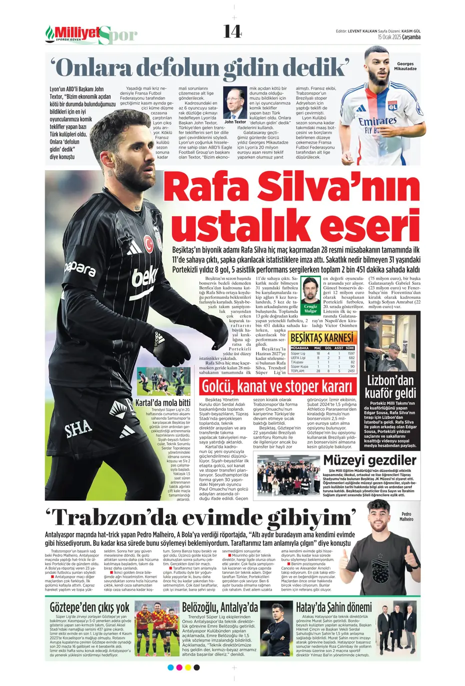 "Fenerbahçe'de yeni hedef Koki Machida" | Sporun manşetleri - 21 "Fenerbahçe'de yeni hedef Koki Machida" | Sporun manşetleri - 21
