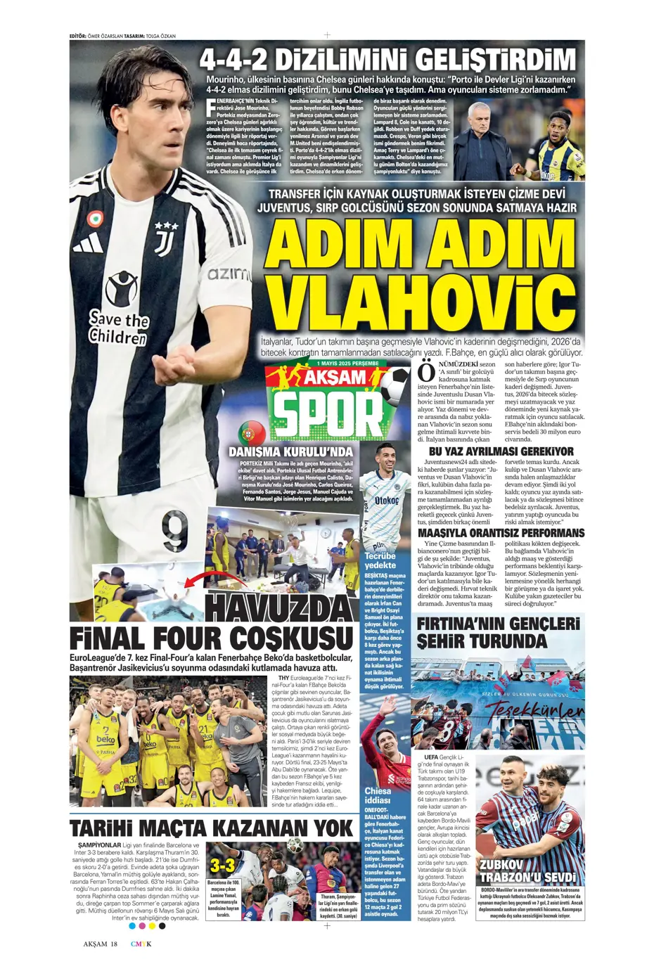 "Aslan'ın Sane planı" | Sporun manşetleri - 4