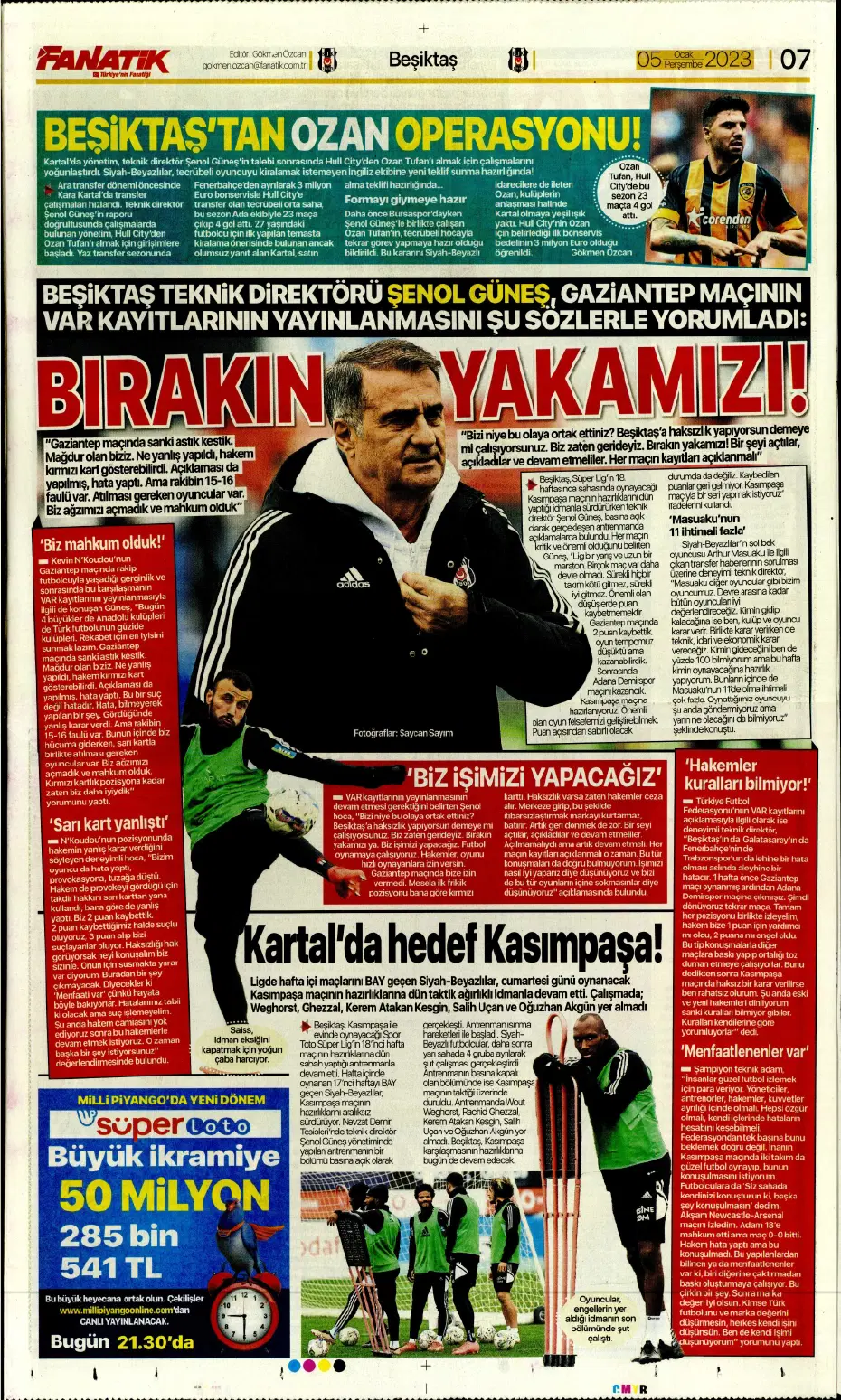 Sporun Manşetleri (5 Ocak 2023) - 5