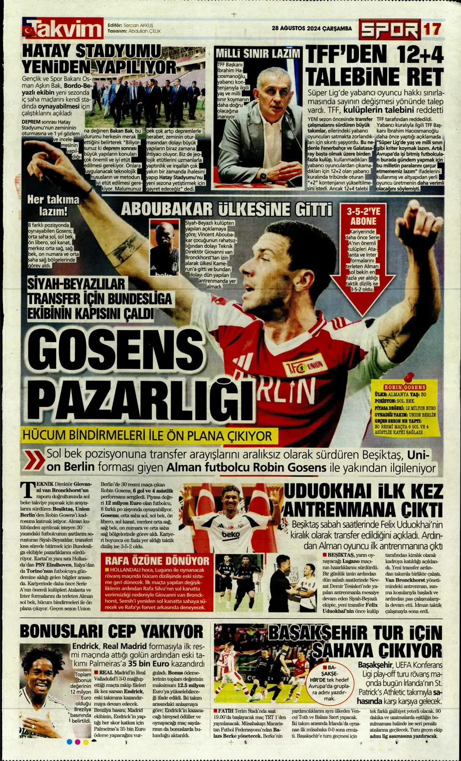 "Galatasaray'ın kabus gecesi" | Sporun manşetleri - 31